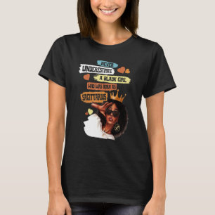 Sagittarius Queen I Am Stronger Birthday For Black T-Shirt