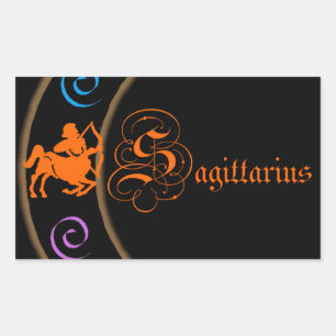 Sagittarius Rectangular Sticker