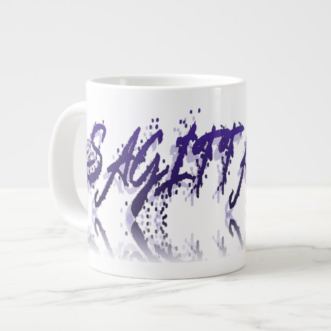 Sagittarius -Reflection Large Coffee Mug (Front Left)