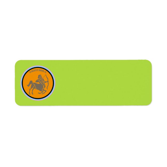Sagittarius Return Address Label (Front)