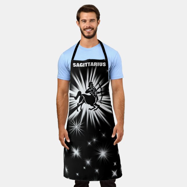 Sagittarius sign apron (Worn)