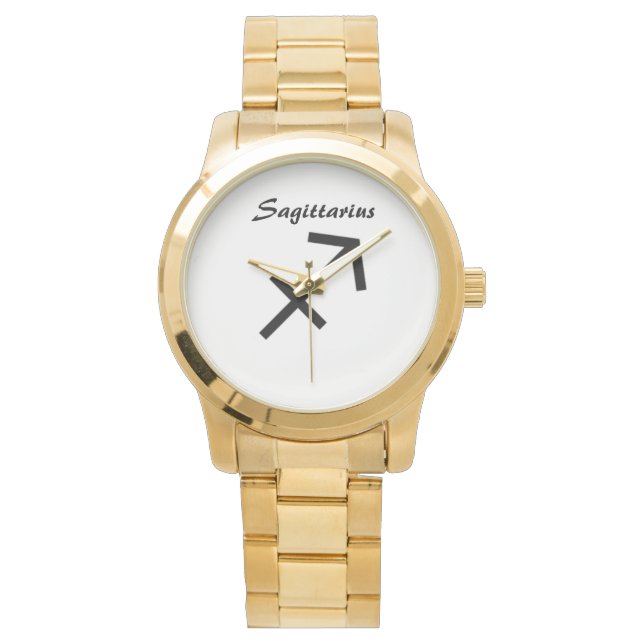 Sagittarius Sign of the Zodiac. Mens Watches. Watch (Front)