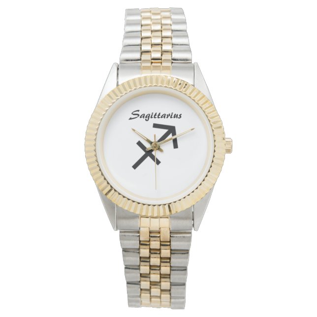 Sagittarius Sign of the Zodiac. Mens Watches. Watch (Front)