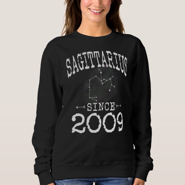 Sagittarius Since 2009 Constellation Sagittarius B Sweatshirt (Front)