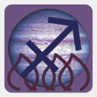 Sagittarius Square Sticker