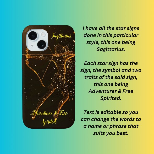 Sagittarius star sign  Case-Mate iPhone case (Creator Uploaded)