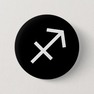 Sagittarius Symbol 6 Cm Round Badge