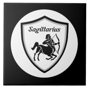 Sagittarius symbol        ceramic tile