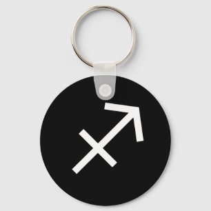 Sagittarius Symbol Key Ring
