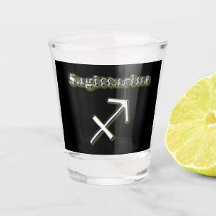 Sagittarius symbol  shot glass