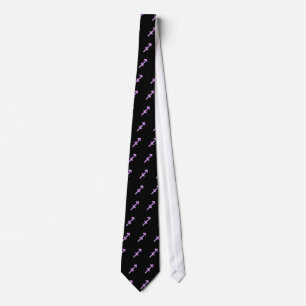 Sagittarius Symbol (style 1_purple) tie