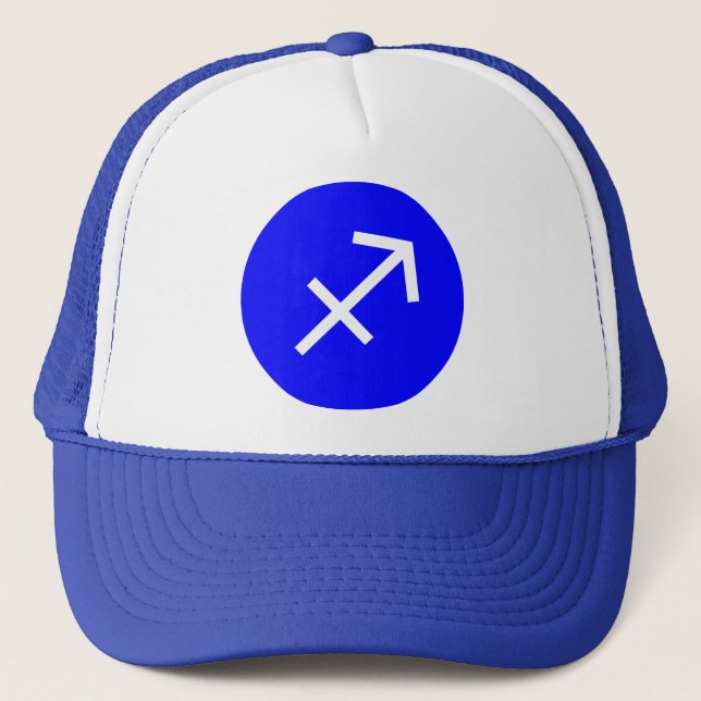 Sagittarius Symbol Trucker Hat (Front)