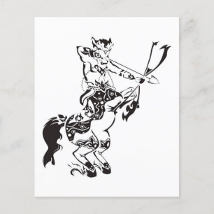 Sagittarius tattoo style  Sagittarius Zodiac Signs Flyer