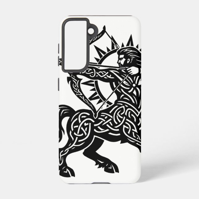 Sagittarius — The Archer by BurnsInHell Samsung Galaxy S21 Case (Back)