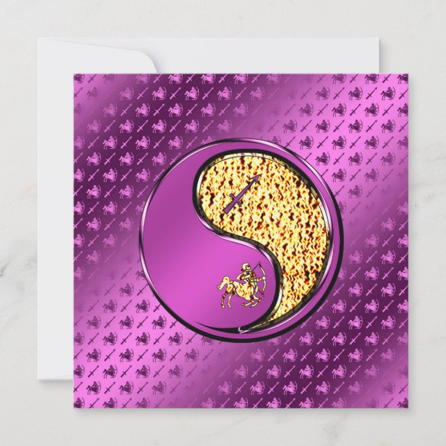 Sagittarius the Archer Card (Front)