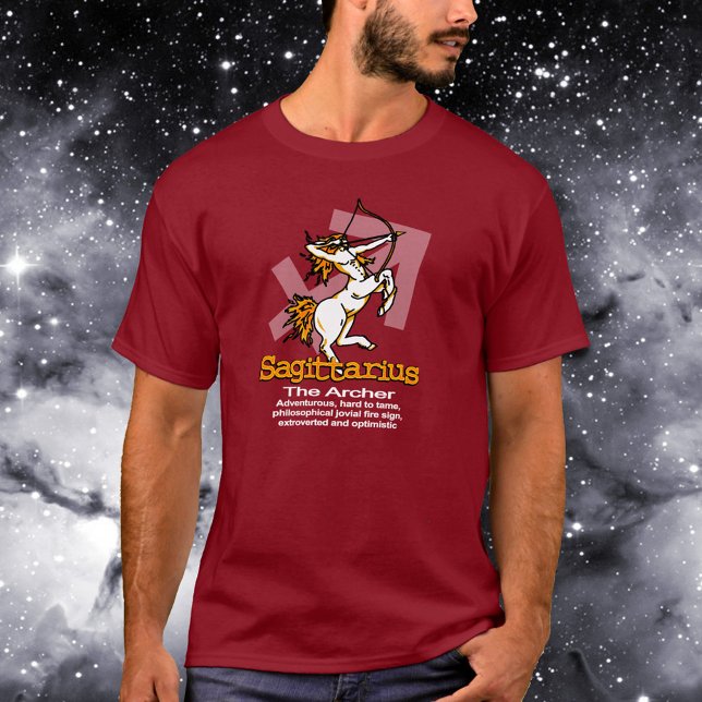 Sagittarius The Archer zodiac astrology t-shirt (Creator Uploaded)