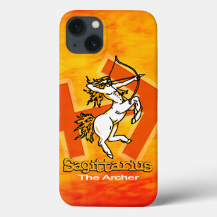 Sagittarius The Archer zodiac fire iPhone 13 Case
