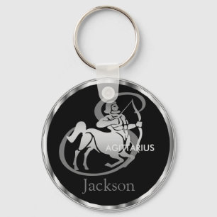 Sagittarius the Archer - Zodiac Sign Key Ring