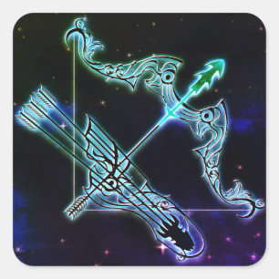 sagittarius the archer zodiac stickers
