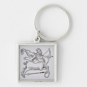 Sagittarius (the Centaur) an illustration from the Key Ring