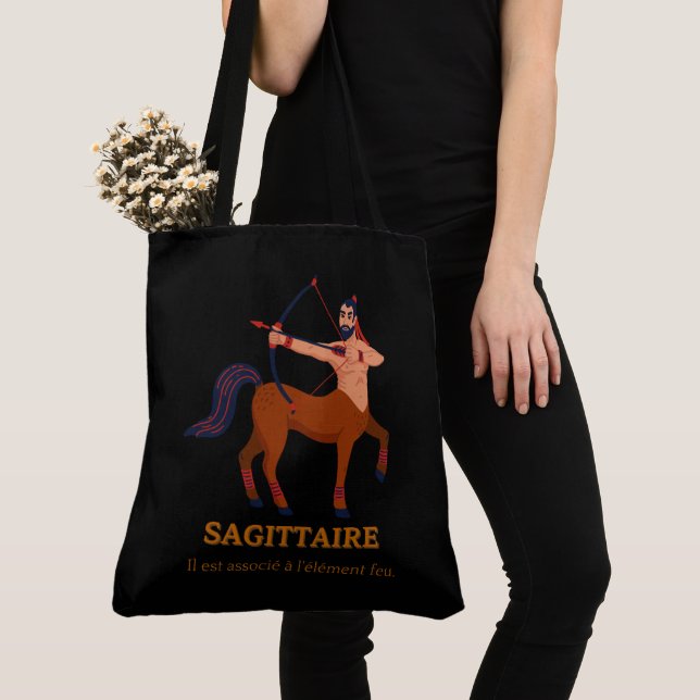 Sagittarius Tote Bag (Close Up)