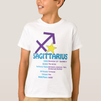 Sagittarius Traits Kids T-Shirt