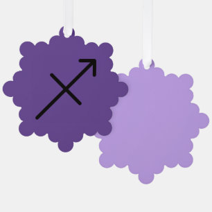 Sagittarius Tree Decoration Card