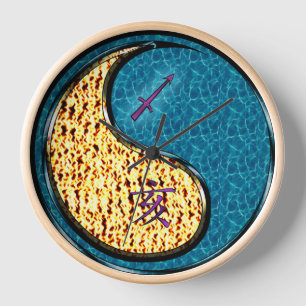 Sagittarius & Water Boar Clock