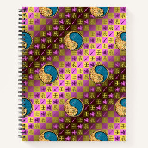 Sagittarius & Water Dragon Notebook