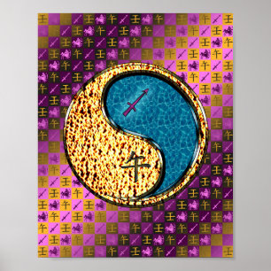 Sagittarius & Water Horse Poster