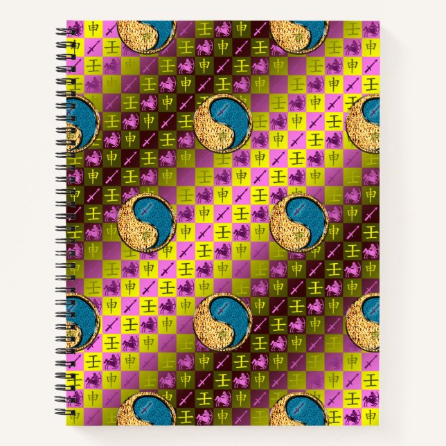 Sagittarius & Water Monkey Notebook (Front)