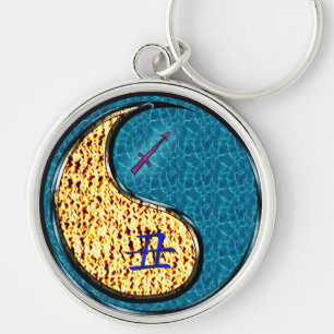 Sagittarius & Water Ox Key Ring