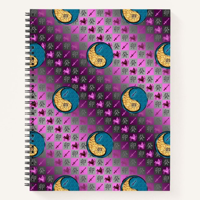 Sagittarius & Water Rabbit Notebook (Front)