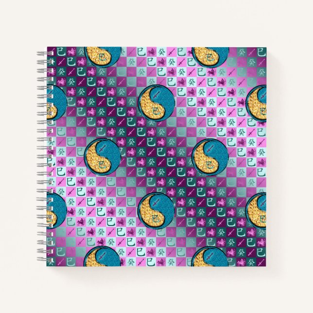 Sagittarius & Water Snake Notebook (Front)