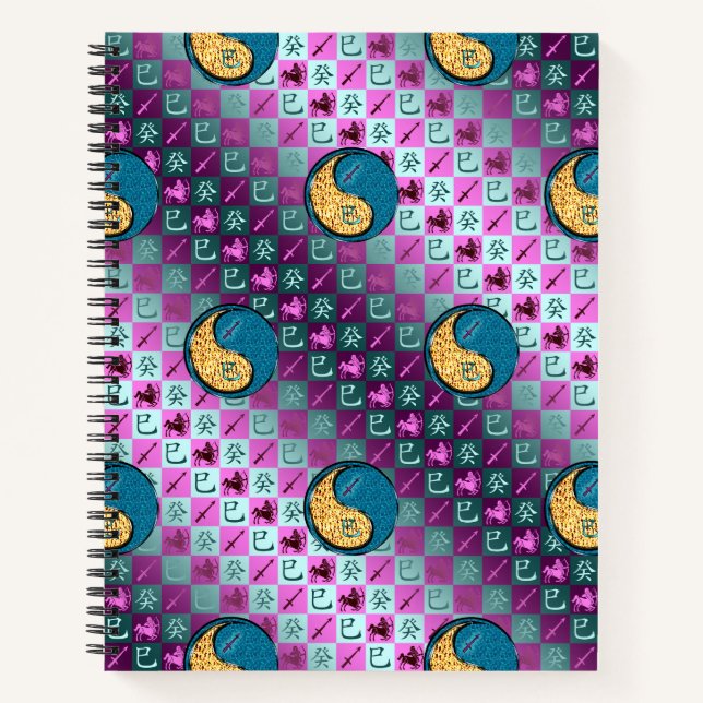 Sagittarius & Water Snake Notebook (Front)
