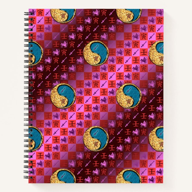 Sagittarius & Water Tiger Notebook (Front)