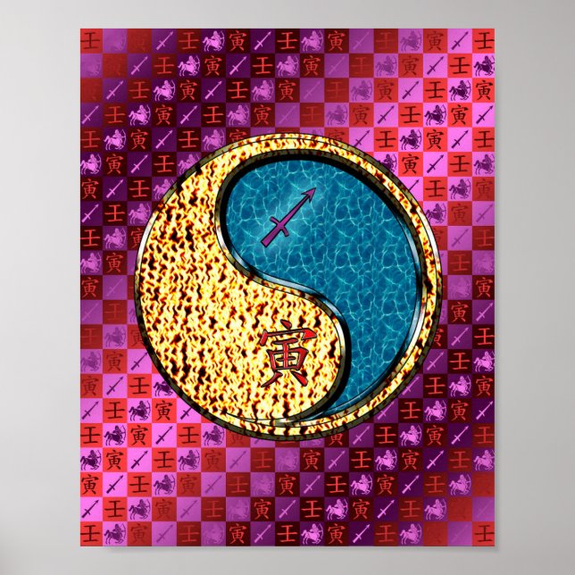 Sagittarius & Water Tiger Poster (Front)