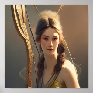 Sagittarius Woman Poster