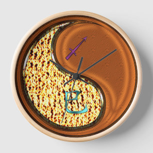 Sagittarius & Wood Snake Clock