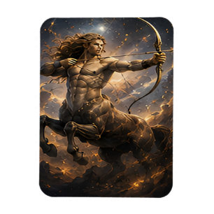 Sagittarius Zodiac Archer Celestial Astrology Symb Magnet