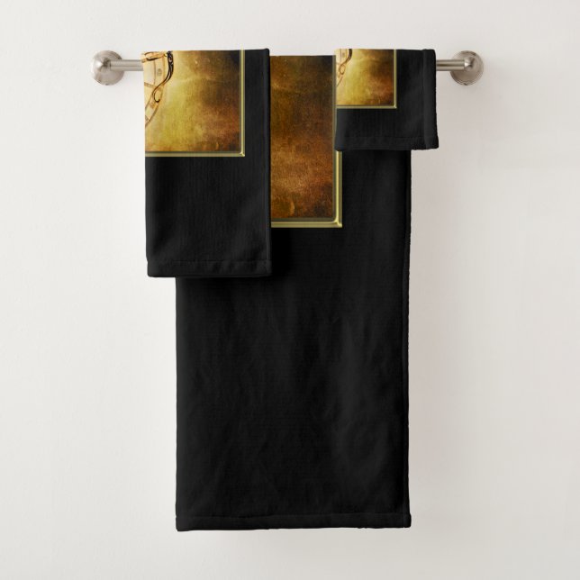 Sagittarius  Zodiac Astrology design Horoscope Bath Towel Set (Insitu)