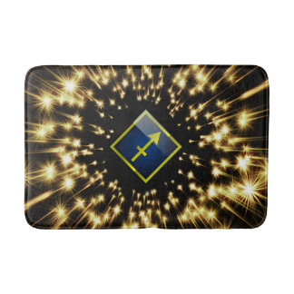 Sagittarius zodiac bath mat