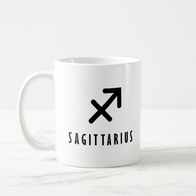 Sagittarius zodiac coffee mug (Left)