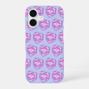 Sagittarius Zodiac Coquette Heart Birthday Cake iPhone 16 Case