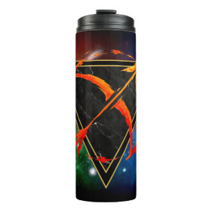 Sagittarius Zodiac Gift Astrology Thermal Tumbler