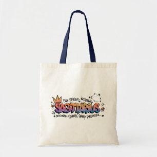 Sagittarius Zodiac Graffiti Tote Bag