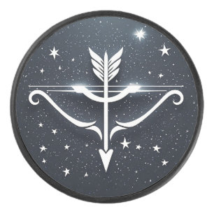 ♐ Sagittarius Zodiac Hockey Puck Mystic Gift ✨
