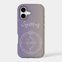 Sagittarius zodiac horoscope star sign gradient