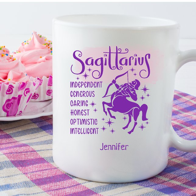 Sagittarius Zodiac Personalised Traits Horoscope   Coffee Mug (Creator Uploaded)