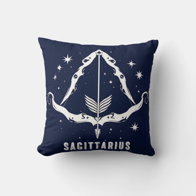 Sagittarius Zodiac Sign Cushion (Front)